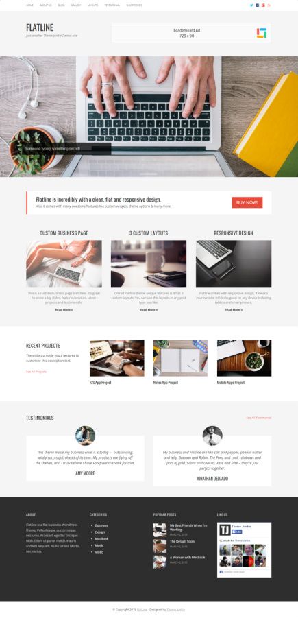 Theme Junkie Flatline | flatline theme review theme junkie read this Theme Junkie Flatline | flatline theme review theme junkie read this
