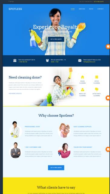 cleaning wordpress theme